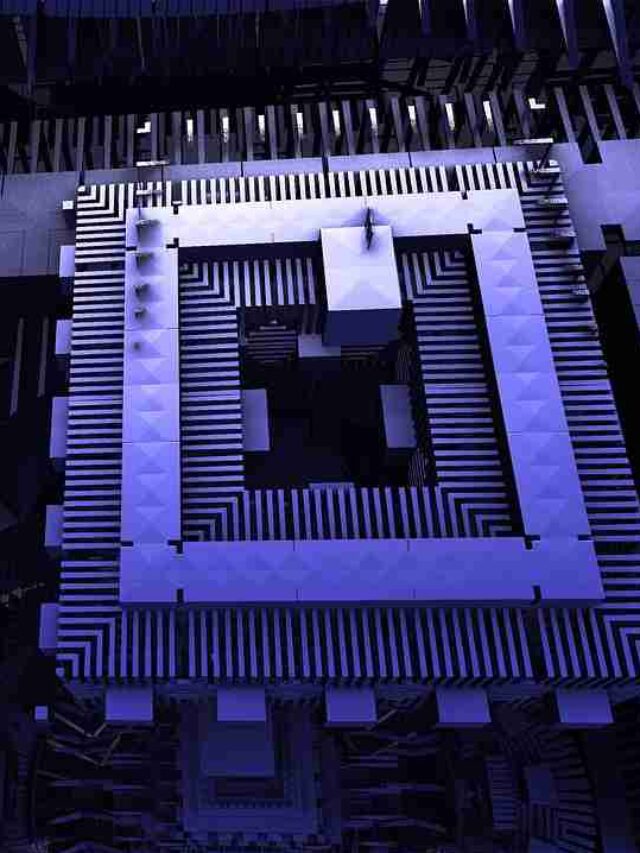 Speeding through the future with Quantum Computing Chip.